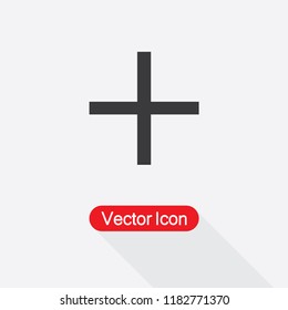 Plus Icon Vector Illustration Eps10