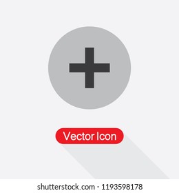 Plus Icon Vector Illustration Eps10