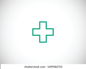 Plus icon vector illustration EPS10