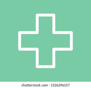 Plus icon vector illustration EPS10