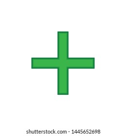 Plus Icon - Vector Illustration Logo Template.,