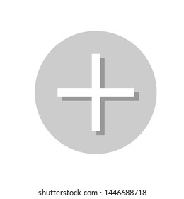 
Plus Icon - Vector Illustration Logo Template.