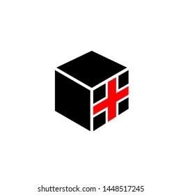 Plus Icon - Vector Illustration Logo Template.