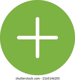 Plus icon vector image. Can also be used for Media Buttons. Suitable for mobile apps, web apps and print media.