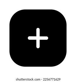 Plus Icon Vector Symbol Design Illustration