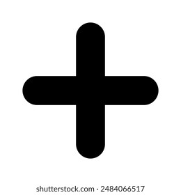 Plus Icon Vector Symbol Design Illustration