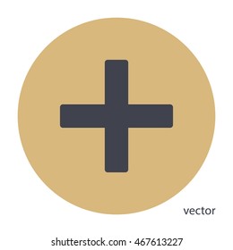 Plus icon , web design element