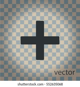 Plus icon , web design element