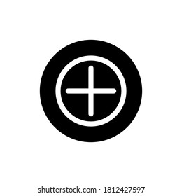 Plus icons for your website designs, apps, UI, brochures, banners, templates. Vector illustration, EPS10, pixel perfect.