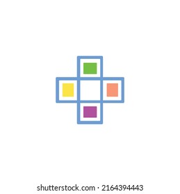 Plus-Logo mit medizinischem Design