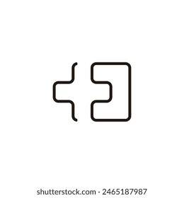 más líneas de kit de cajas médicas arte Vector fino con logotipo 