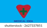 plus, medical colorful doctor simple logo vector