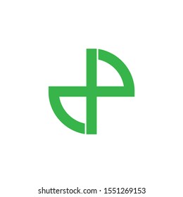 plus medical geometric motion simple design vector