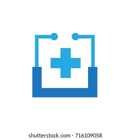plus medical logo template