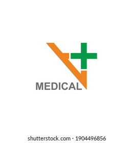 más símbolo de escalera médica vector símbolo de proceso médico