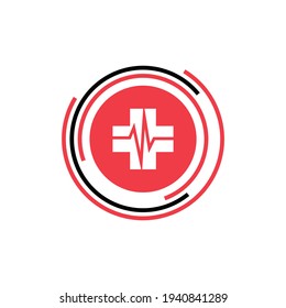 Plus Medicine Circle Technology Logo Design