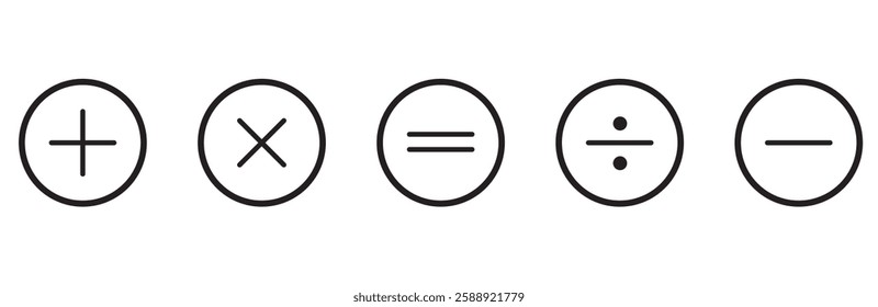 plus minas Mathematical icon design 