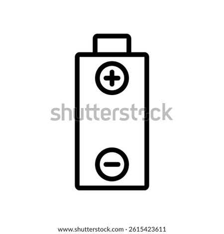 Plus minus battery icon vector design with trendy style