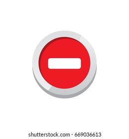 plus minus game asset icon sign symbol button vector art