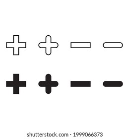 plus minus icon for apps and web sites