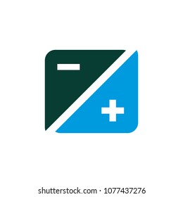Plus Minus Icon Design