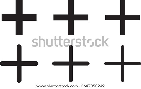 plus minus icon line. Plus icon symbol, Minus icon, Multiply icon vector,.

