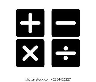 plus minus multiply divide signs for vector