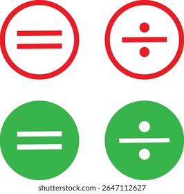 vetor sinais de mais e menos.ícone Calculadora, ícone Adicionar criar mais. Símbolo de ícone de adição, vetor de sinal de ícone de subtração,
