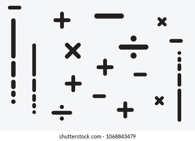 Plus Minus Times Divide