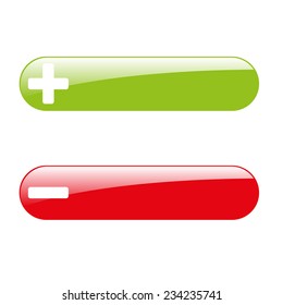 plus or minus vector graphic