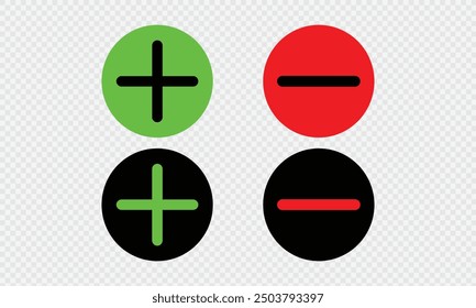 Plus and minuse icon,vector illustration. Flat design style. vector plus and minuse icon illustration isolated on White background, plus and minuse icon Eps10.