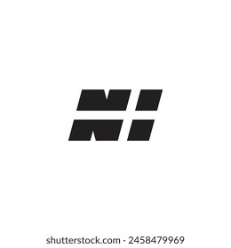 plus n simple geometric logo vector 