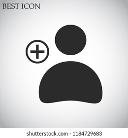 plus people vector icon 10 eps