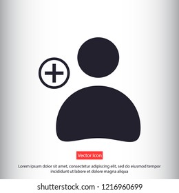 plus people vector icon 10 eps