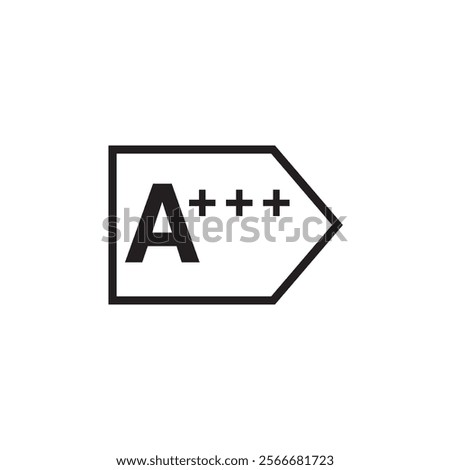 a plus rating icon editable stroke vector eps