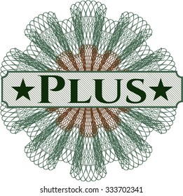 Plus rosette