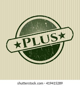 Plus rubber grunge texture seal