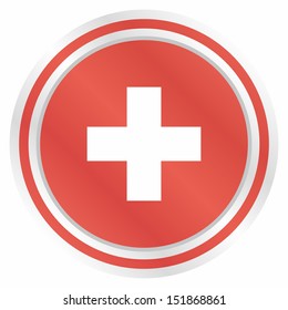Plus sign (Elegance plus, red version)