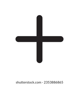 plus sign icon design vector
