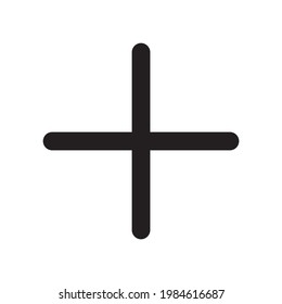Plus sign. Plus icon. Positive symbol. Zoom in. Add icon