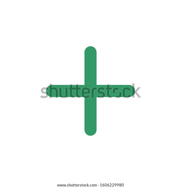 Plus Sign Plus Icon Positive Symbol Stock Vector (Royalty Free ...