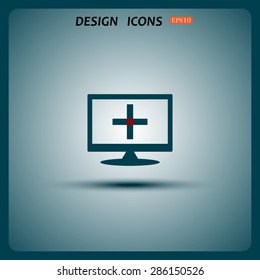 Plus sign icon. icon. vector design