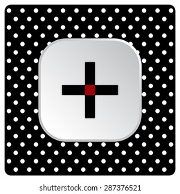 Plus sign icon. icon. vector design