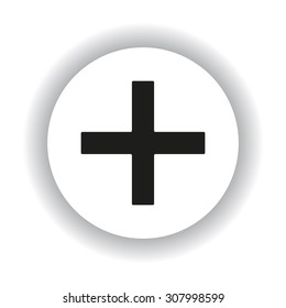 Plus sign icon. icon. vector design