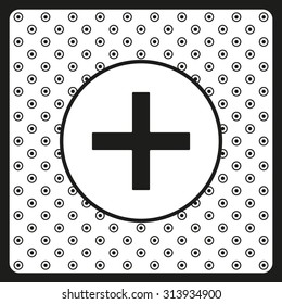 Plus sign icon. icon. vector design