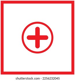 plus sign icon vector illustration 