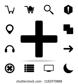 plus sign icon. web icons universal set for web and mobile