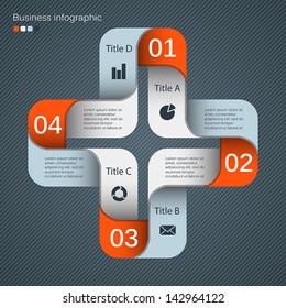 Plus sign info graphic (template for your presentation)