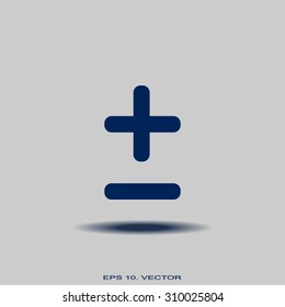 Plus Sign Minus Stock Vector (Royalty Free) 310025804 | Shutterstock