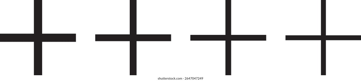 plus sign and minus sign icon set. Plus icon vector, plus minus icon vector symbol,.
